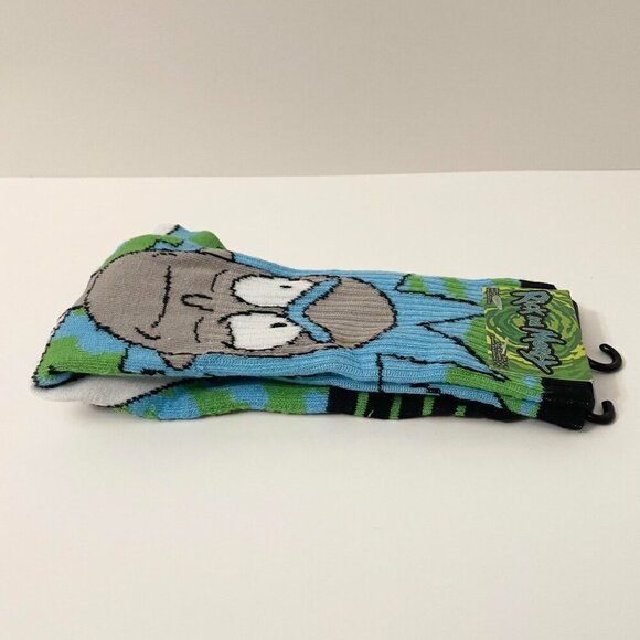 Rick and Morty Socks Shoe Size 6-12 Adult Swim - Picture 13 of 13